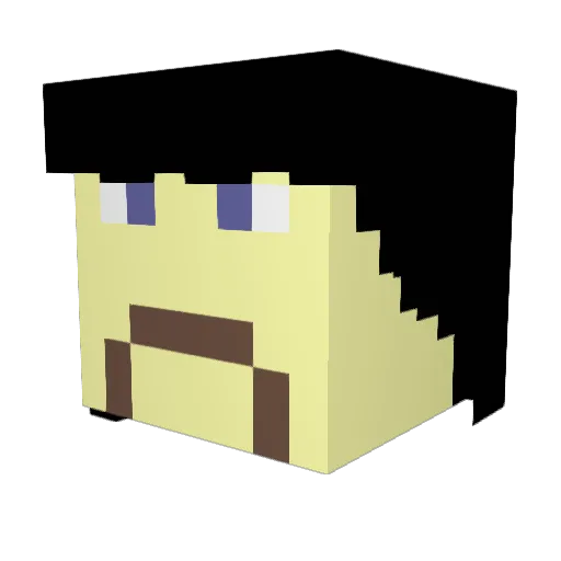 koray1112 Minecraft avatar head, 3D render