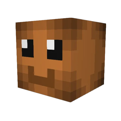 koraydemir Minecraft avatar head, 3D render