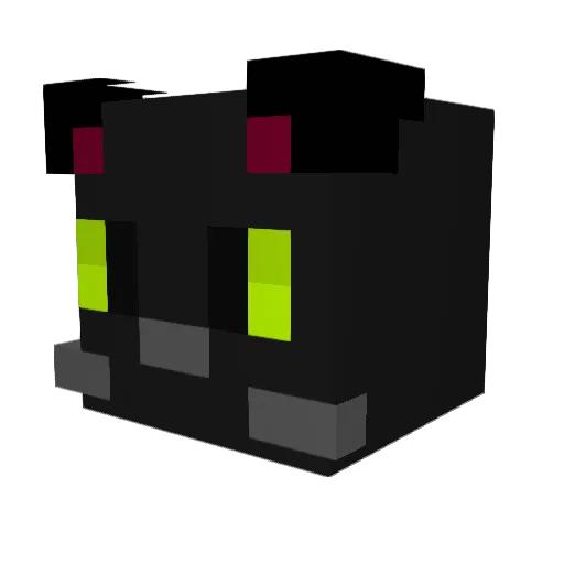 korean3000 Minecraft avatar head, 3D render