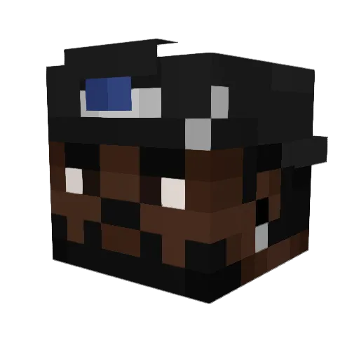 korekusyonn Minecraft avatar head, 3D render