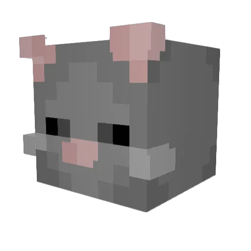 korelonfangirl Minecraft avatar head, 3D render