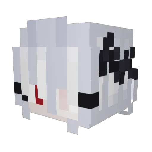 korevn Minecraft avatar head, 3D render