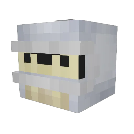 korgoth88 Minecraft avatar head, 3D render