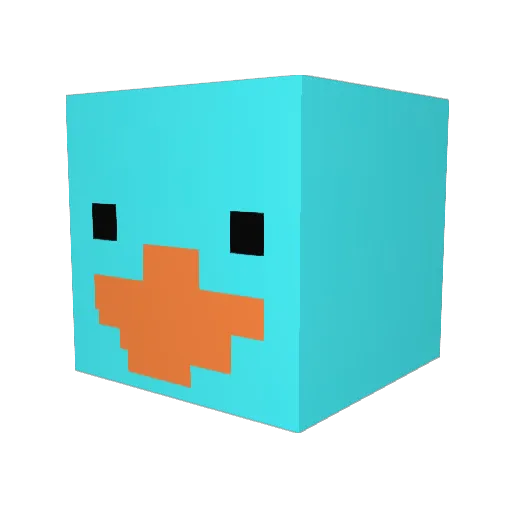 koridor_ Minecraft avatar head, 3D render