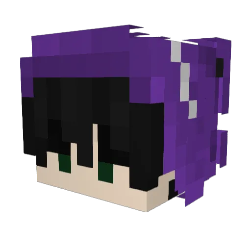 koriidan Minecraft avatar head, 3D render