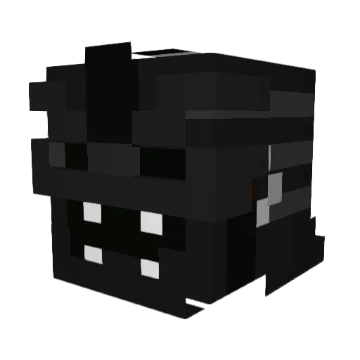 korkuez Minecraft avatar head, 3D render
