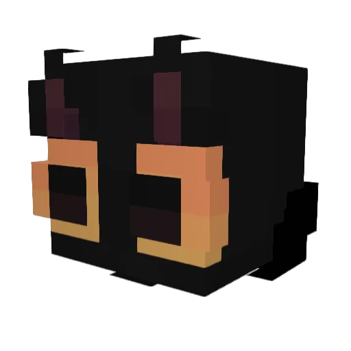 korny Minecraft avatar head, 3D render