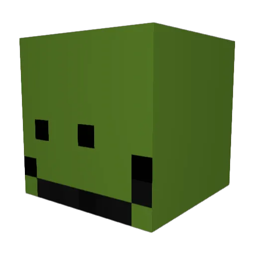 korokorr Minecraft avatar head, 3D render