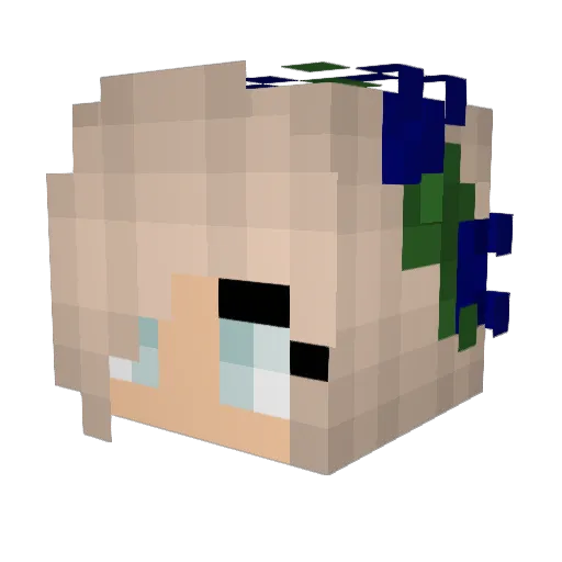 korol784 Minecraft avatar head, 3D render
