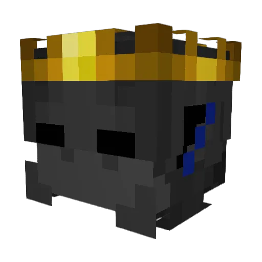 korrll Minecraft avatar head, 3D render