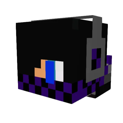 koruo Minecraft avatar head, 3D render