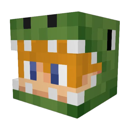 korve69 Minecraft avatar head, 3D render