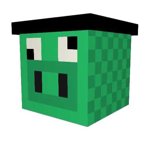 korven04 Minecraft avatar head, 3D render