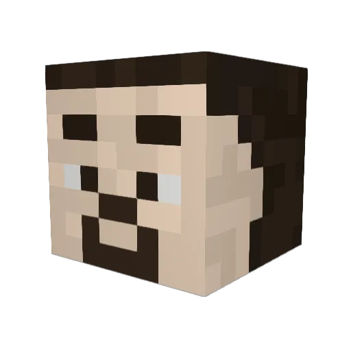 korvo934 Minecraft avatar head, 3D render