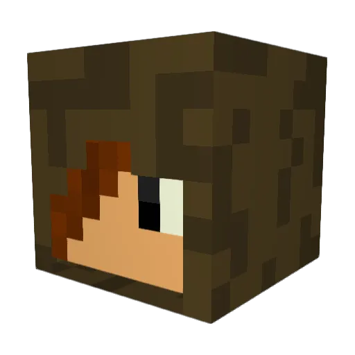 kos2486 Minecraft avatar head, 3D render