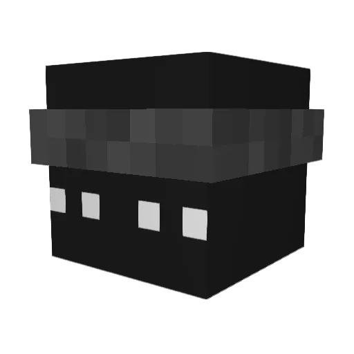 kosa123 Minecraft avatar head, 3D render