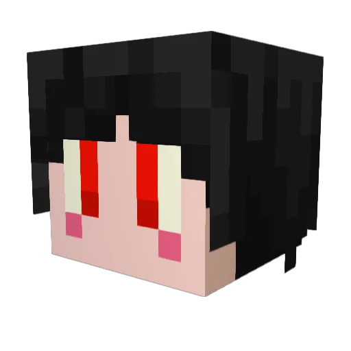 kosaki0615 Minecraft avatar head, 3D render