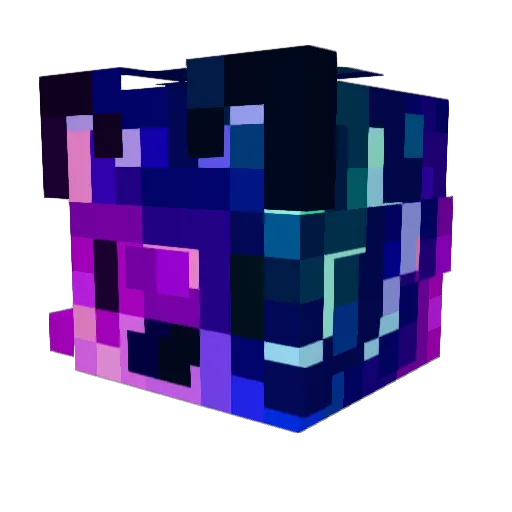 kosakiih Minecraft avatar head, 3D render