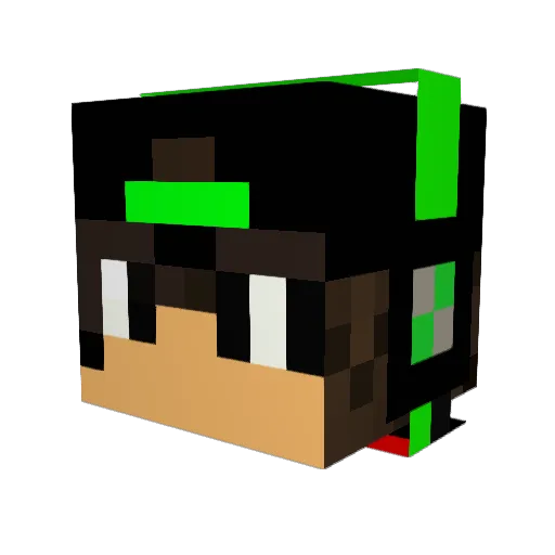 kosei0413 Minecraft avatar head, 3D render