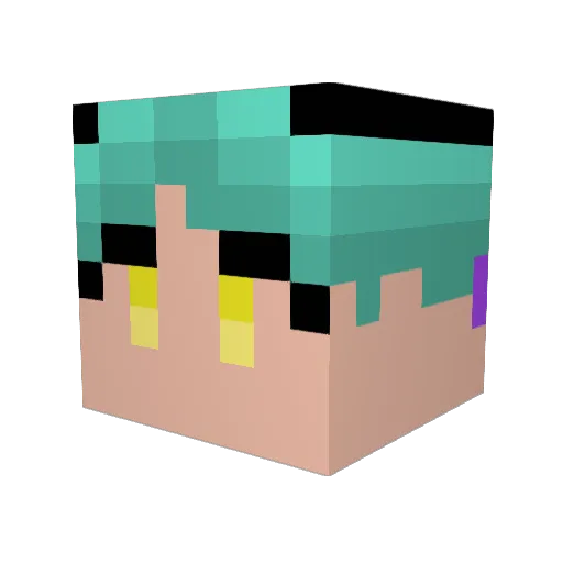 koshi01 Minecraft avatar head, 3D render