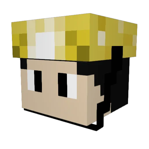 kosma120 Minecraft avatar head, 3D render