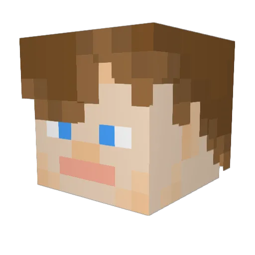kosmic_limb Minecraft avatar head, 3D render