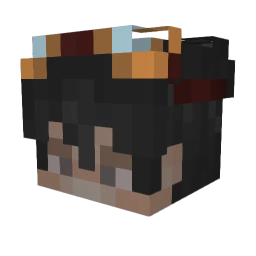 kosmos14101 Minecraft avatar head, 3D render