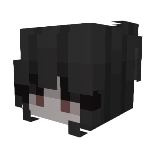 kosoban Minecraft avatar head, 3D render