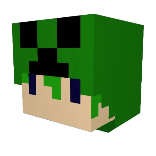 kosong4137 Minecraft avatar head, 3D render
