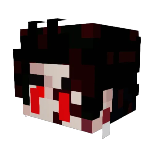 kosratgamer Minecraft avatar head, 3D render