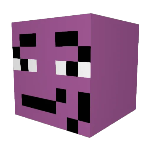 kossu77 Minecraft avatar head, 3D render
