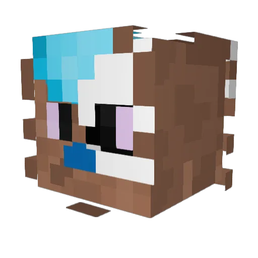 kostek2011kostek Minecraft avatar head, 3D render