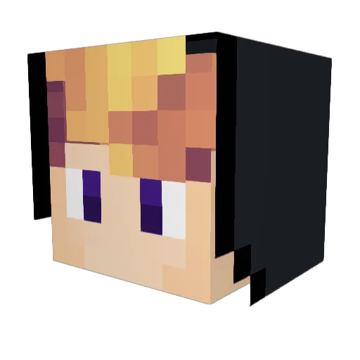 kosty1813 Minecraft avatar head, 3D render