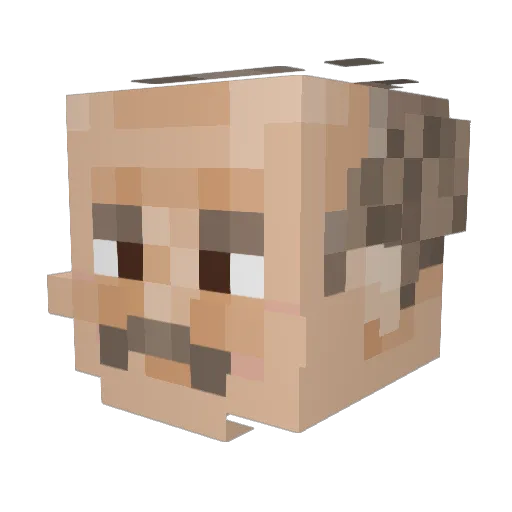 kostya3618 Minecraft avatar head, 3D render