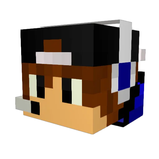 kosuke999 Minecraft avatar head, 3D render