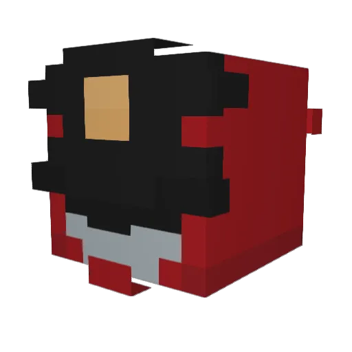 kosukeiichi Minecraft avatar head, 3D render