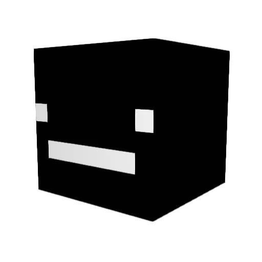 kosyakons Minecraft avatar head, 3D render
