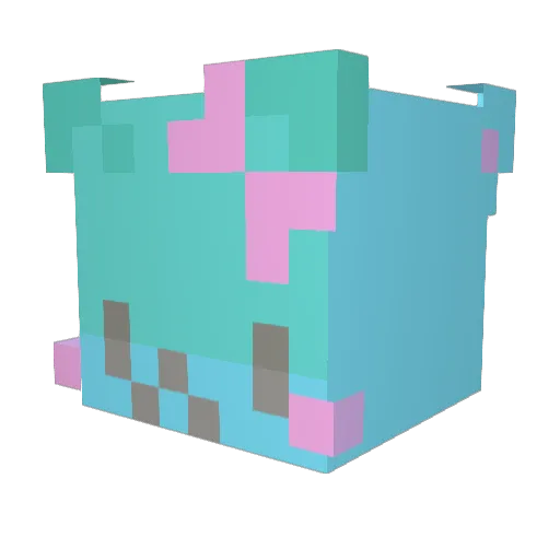 koszmare Minecraft avatar head, 3D render