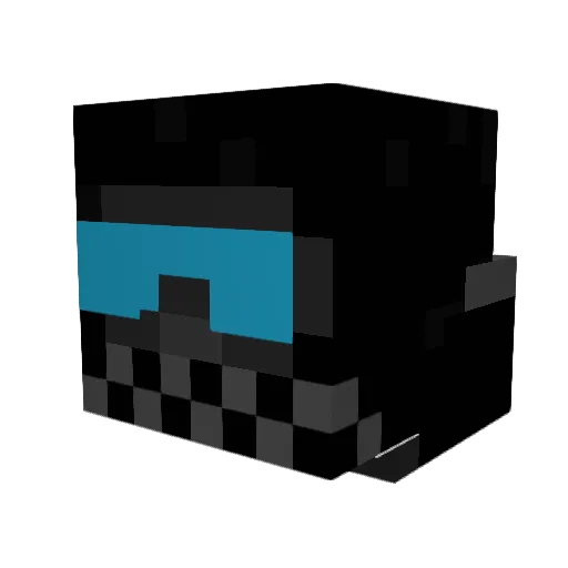 kot2342 Minecraft avatar head, 3D render