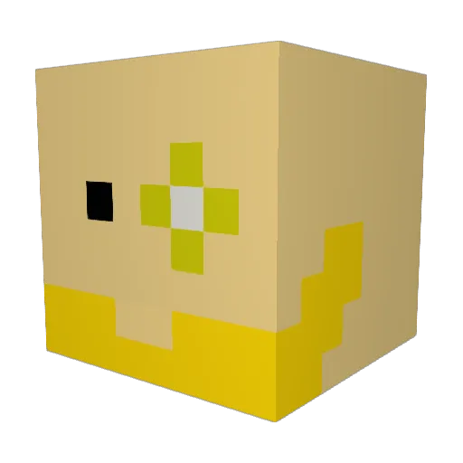 kot5g5 Minecraft avatar head, 3D render