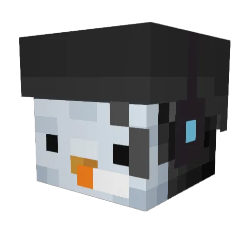 kot81806 Minecraft avatar head, 3D render