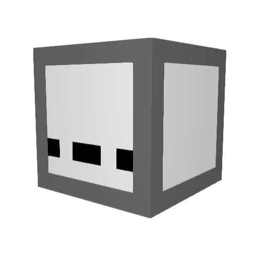 kot_bez_usov Minecraft avatar head, 3D render