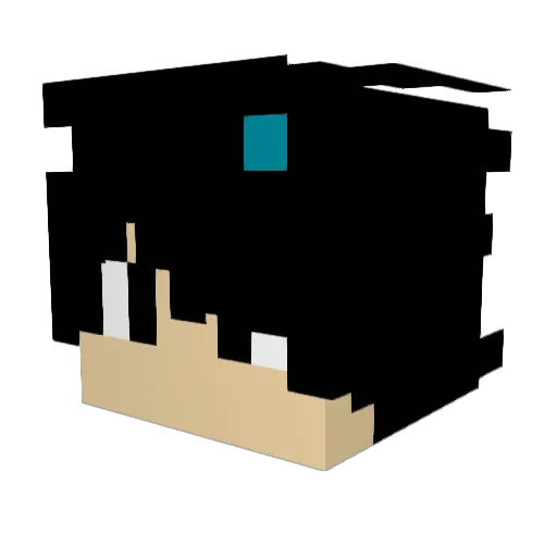 kota0327 Minecraft avatar head, 3D render