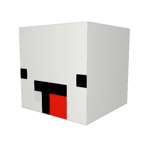 kotaaaaaaa Minecraft avatar head, 3D render