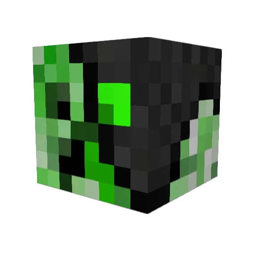kotacass Minecraft avatar head, 3D render