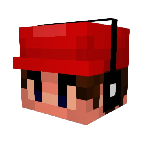 kotan32 Minecraft avatar head, 3D render