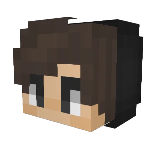 kotay_ Minecraft avatar head, 3D render