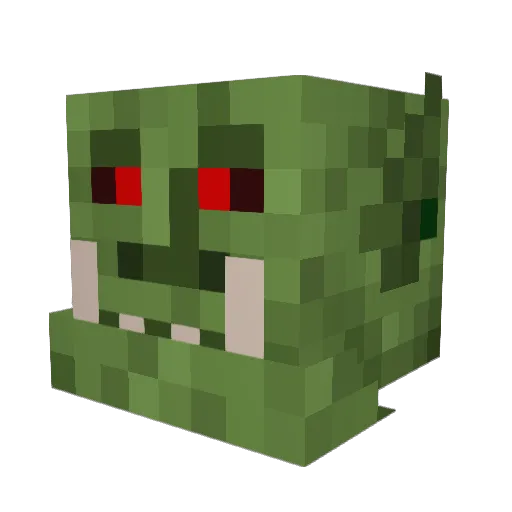 kote1ok Minecraft avatar head, 3D render