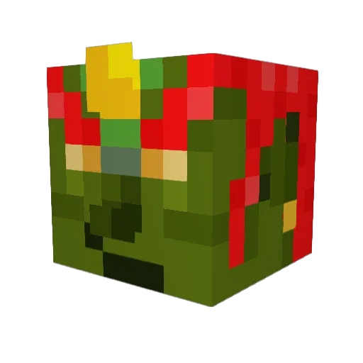 kotemaro Minecraft avatar head, 3D render