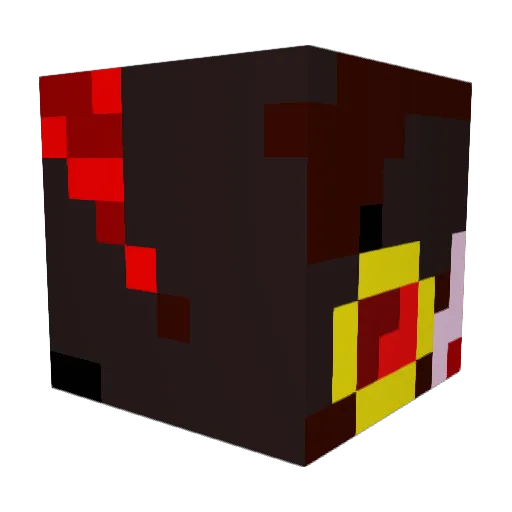 kotiyati Minecraft avatar head, 3D render
